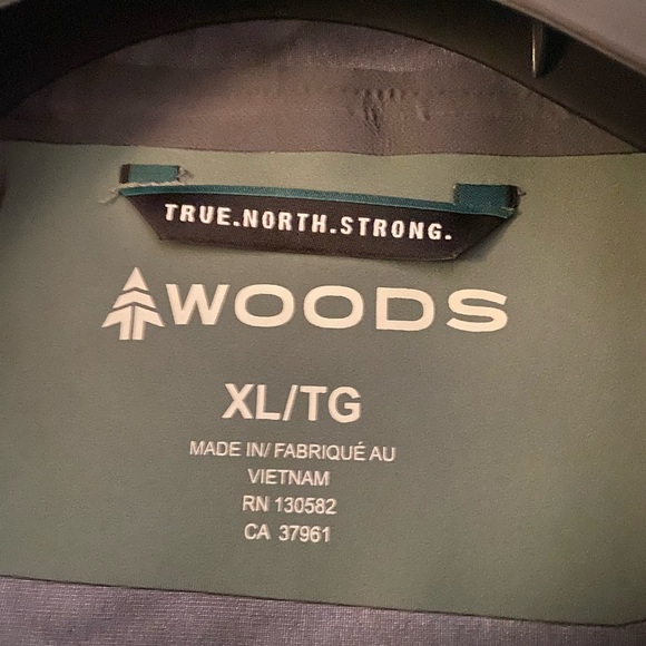 NEW!!! XL Ladies Woods Somervell Rain Jacket - Picture 13 of 14